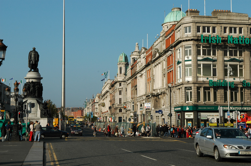 O'Connell Street, Dublin, Ireland / DUB Dublin O Connell street with